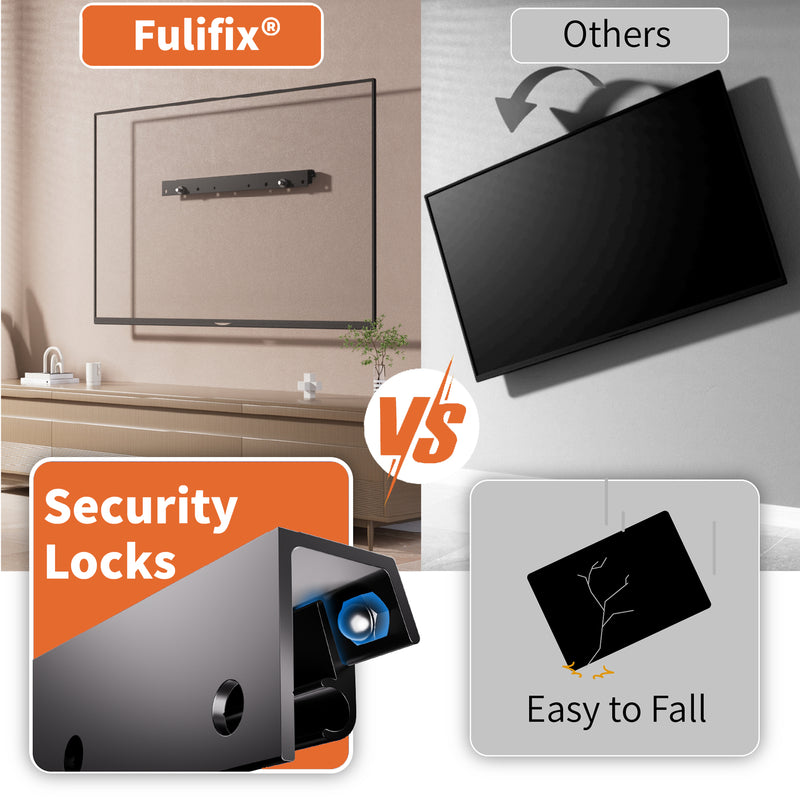 Load image into Gallery viewer, No Stud TV Wall Mount, Drywall Studless Flush TV Mount, No Drill, Render Friendly, VESA 32-75 inch TVs up to 150 lbs, TV Hangers Include Hardware, 2 Pack
