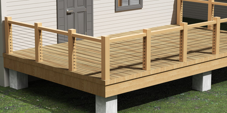 WOOD CABLE RAILING