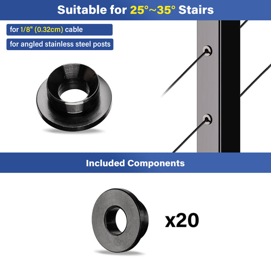 Fulifix 20Pack Protector Sleeve for Posts LT14B