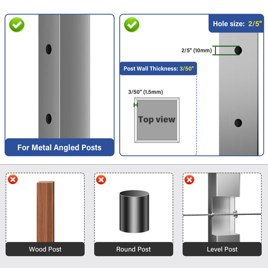 Fulifix 20Pack Protector Sleeve for Posts LT14S