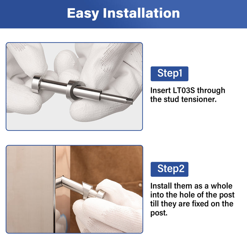 Load image into Gallery viewer, Fulifix Cable Railing Angled Washer, 20 Pack Angle Washer, 25 to 35 Degree, T316 SS Cable Railing Kits for 1/8&quot; 5/32&quot; 3/16&quot; Fittings, Model LT03
